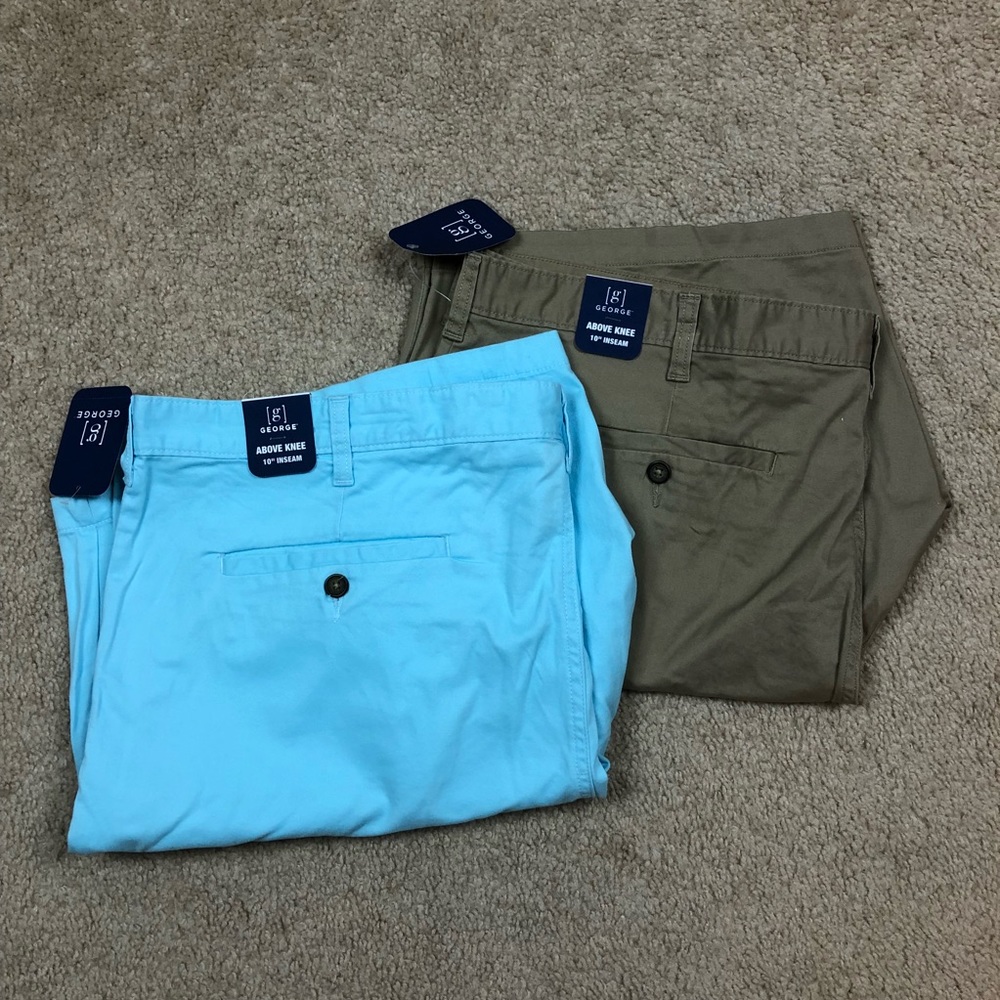2 Pair New With Tags Mens Shorts